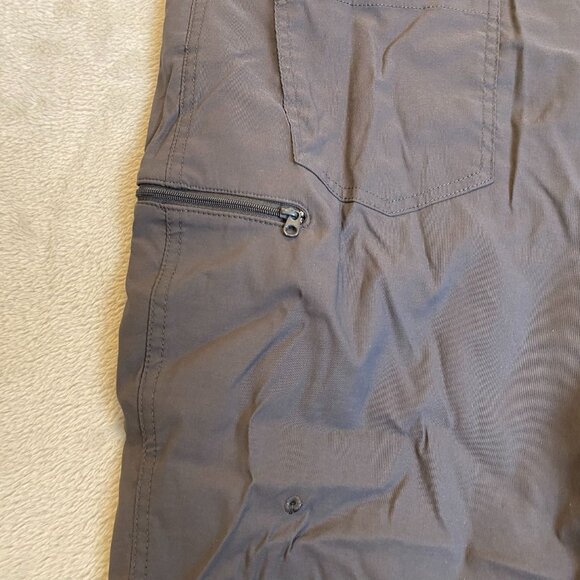 Wrangler Mens Pants 38x32 Gray Nylon & Spandex Pants With Button Closure & Side - Picture 9 of 10